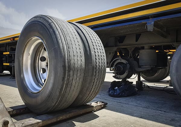 remplacement pneu poids lourds en panne