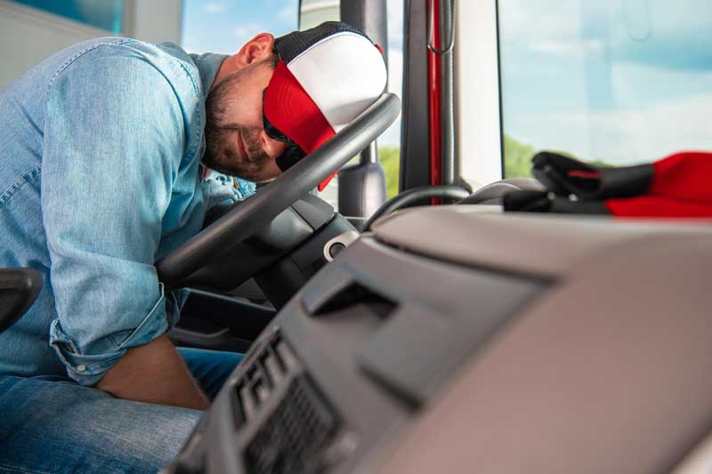 chauffeur camion fait un malaise