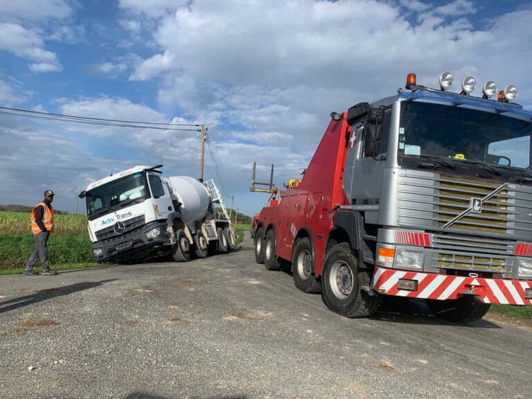 accident poids lourd dépannage