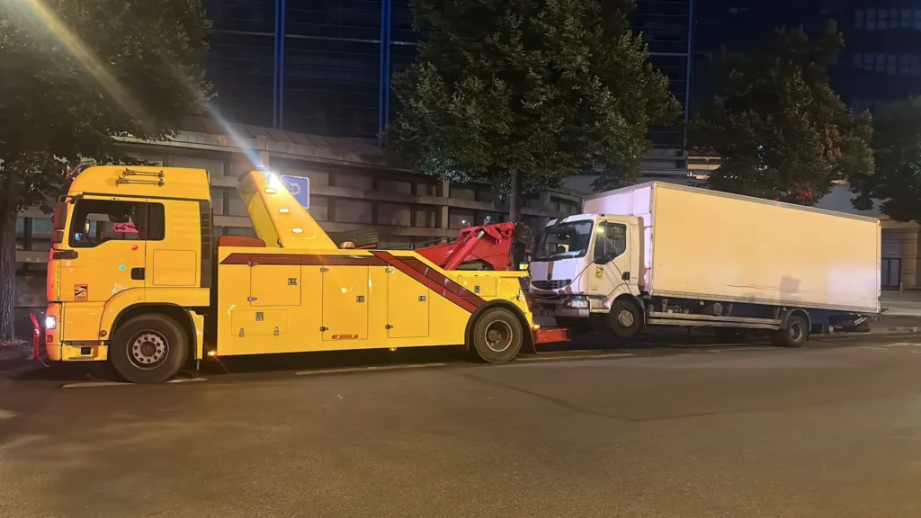 remorquage camion PL renault