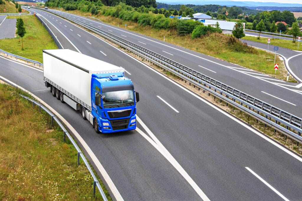 Panne camion sur autoroute