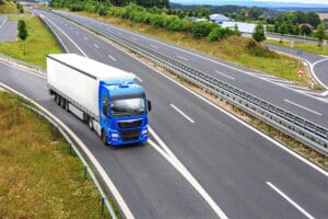 Panne camion sur autoroute