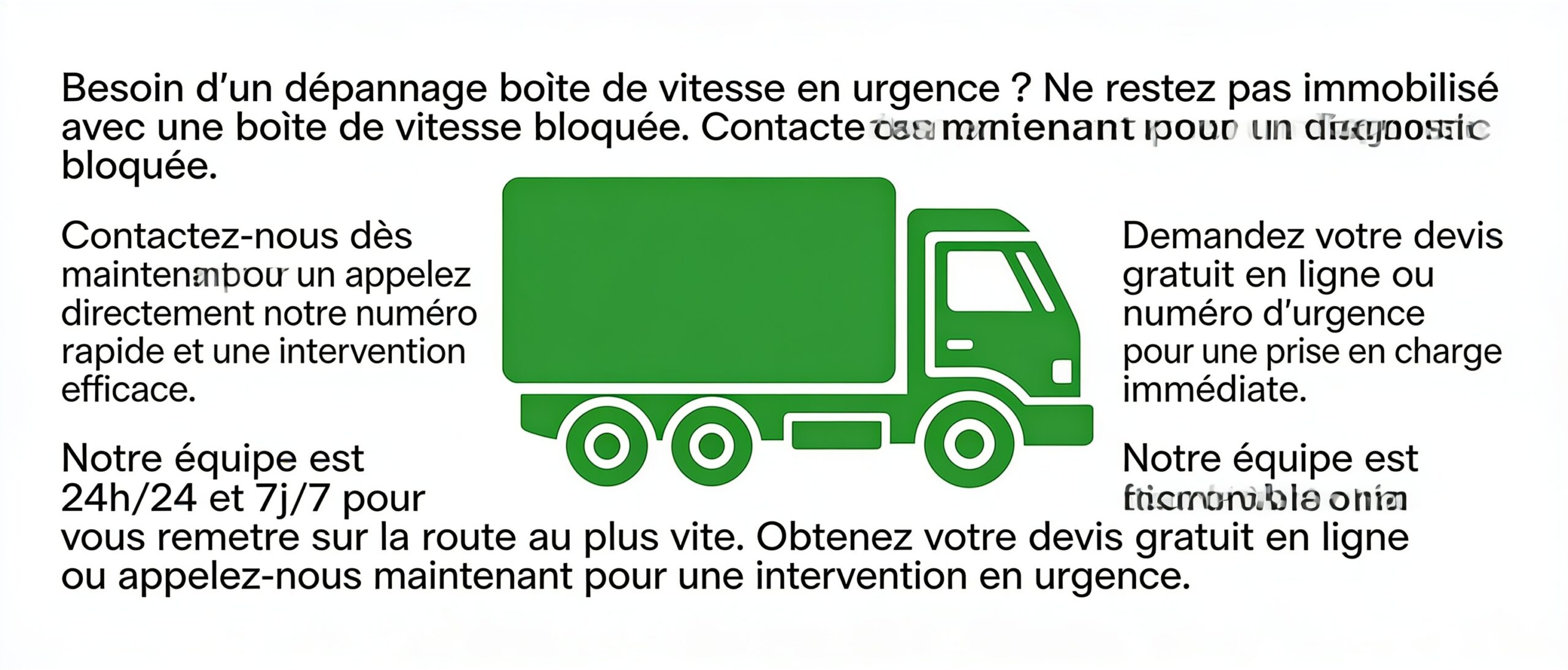Besoin d'un dépannage boîte de vitesse en urgence ?