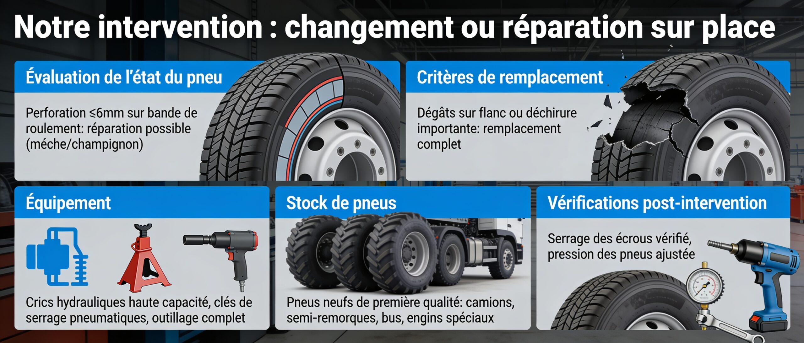 Notre intervention : changement ou réparation sur place